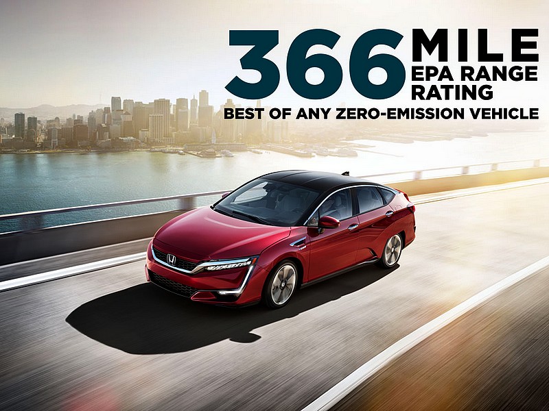 Honda Clarity poháněná palivovými články překonala 589 km